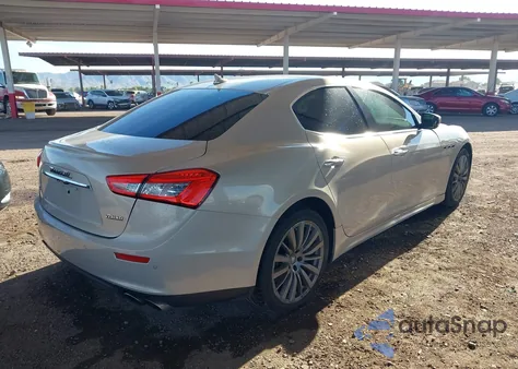 2017 Maserati Ghibli S из США, поврежденный, VIN ZAM57RSA9H1195609